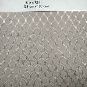 Town & Country Beige Living Diamond Pattern Table Runner 15 in x 72 in